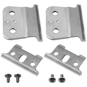 2 Sets Trimmer Blades Set Fit for Headliner LS2, LS3 Hair Clippers, Detachable Blades Fit for Andis G, GO, GTO, GTX Series T Out-liners Trimmers