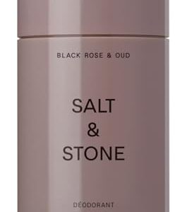 SALT & STONE Deodorant | Extra Strength Natural Deodorant for Women & Men | Aluminum Free with Seaweed Extracts, Shea Butter & Probiotics (Black Rose & Oud – 2.6 fl oz)
