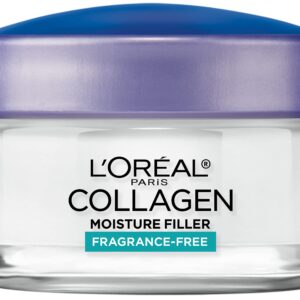 L’Oreal Paris Collagen Daily Face Moisturizer, Reduce Wrinkles, Face Cream, Fragrance Free 1.7 oz