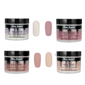 Mia Secret – COVER (WHITE PEONY+PORCELAIN+PIEL CANELA+TAN) 2 oz
