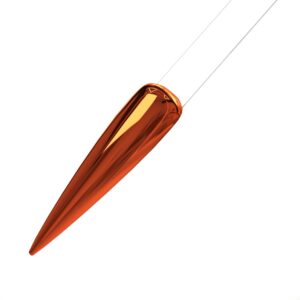 Mirror Chrome Powder for Gel Nail Art (Reddish Orange)