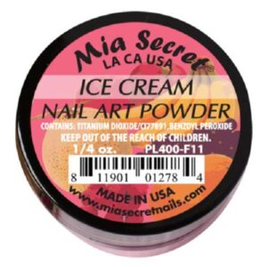 Mia Secret ACRYLIC POWDER – Fruity COLLECTION 1/4oz SINGLE JAR PICK YOUR COLOR (ICE CREAM)