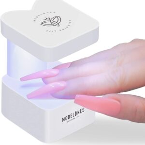 modelones Mini UV Light for Gel Nails, UV Nail Lamp, Nail Light for Gel Nails with 2 Timers for Fast Nail Extension, LED Nail Lamp, Portable USB Nail Dryer for Travel