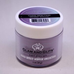 NEW!! Glam and Glits> Mood Effects Nail Powder> Chain Reaction (Shimmer)> 1 oz.