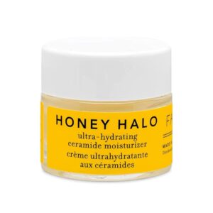 Farmacy Ceramide Face Moisturizer – Honey Halo Hydrating Facial Moisturizer for Dry Skin – Plumps, Soothes + Restores Skin with Potent Ceramides + Buckwheat Honey for a Dewy, Healthy Glow (9ml)