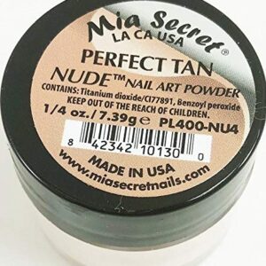Mia Secret Professional Nail System Nail Art Powder Nude Collection .25 oz – Perfect Tan