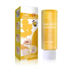 30ml Hand Wax Mask> 24k Gold Peel Off Moisturizing Hydrating Nourishing Tear Hand Mask> Honey & Milk Gentle Hand Wax Soft Peel Off Mask