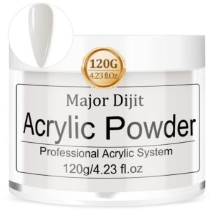 120g Acrylic Powder Acrylic Nail Powder 4.23oz Large Capacity Professional Polymer for 3D French Nail Manicure Extension Nail Carving Long Lasting Beauty Gifts (Gray)