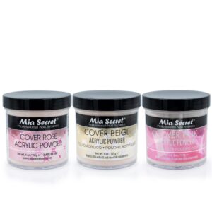 Mia Secret Cover Powder 3 Pc Set – Pink/Beige/Rose 4 oz
