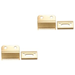 FOMIYES 2sets Cordless Hair Clippers Head Edgers Clippers for Men Clipper Replacement Heads 2pcs*2