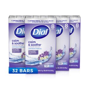 Dial Antibacterial Bar Soap, Mountain Fresh, 32 Bars, 8 Count (Pack of 4)