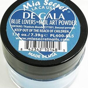 Mia Secret Nail Art Powder Blue Lovers Collection – .25 oz (De Gala)