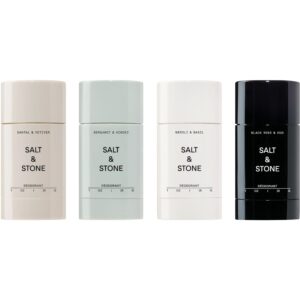 SALT & STONE Deodorant | Extra Strength Natural Deodorant for Women & Men | Aluminum Free with Seaweed Extracts, Shea Butter & Probiotics (Mini Deodorant Discovery Set)