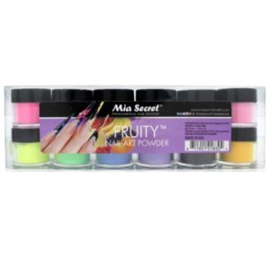 Mia Secret Professional acrylic powder Fruity Bar collection 12 piece or single jar Pick Yours (12 PIECE COLLECTION)
