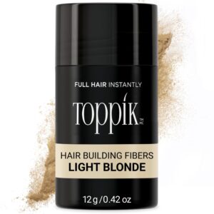 TOPPIK Hair Building Fibers, Light Blonde, 0.42 Ounce