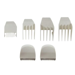 WELURE 2-Pack Clipper/Trimmer Snap On Replacement Blades with Comb Cutting Rails #2068-300 Compatible Fit for Wahl Peanut Hair Clipper/Trimmer