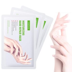Hand Peel Mask 3 Pack Moisturizing Hand Skin Repair Renew Mask for Dry Aging Cracked Hands Repair Rough Skin for Men Women Nourishing Soothing Whitens Skin