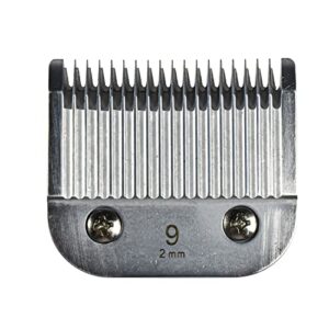HQRP Size-9 Animal Clipper Blade Compatible with Andis Oster Wahl GEIB Laube Aesculap Pet Grooming