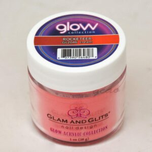 Glam and Glits ACRYLIC Glow in the Dark Dip Powder – Rocketeer 2046