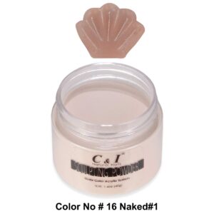 C&I Acrylic Powder> Color # 16> 3 D Nail Flower> Sculpting Nail Powder> 1.4 oz> 40 g