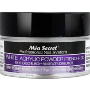 Mia Secret White Acrylic Powder 0.5 oz.