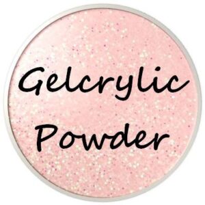 SHEBA NAILS Gelcrylic Acrylic Powder – 1OZ. – Glitterize Sweet Peach
