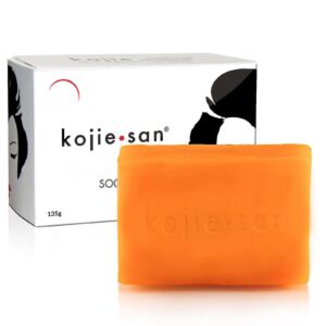 Kojie San Skin and Body Soap – Original Kojic Acid, Dark Spot Remover Soap Bar with Coconut & Tea Tree Oil – 135g x 1 Bar