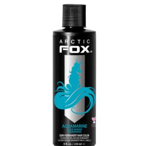 ARCTIC FOX Vegan and Cruelty-Free Semi-Permanent Hair Color Dye (8 Fl Oz, AQUAMARINE)
