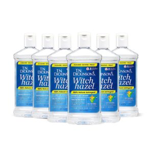T.N. Dickinson’s Witch Hazel Astringent for Face and Body, 100% Natural, 6 Count