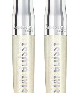 Rimmel Stay Glossy 6HR Lip Gloss, Halo-There, 0.18 Fl Oz (Pack of 2)