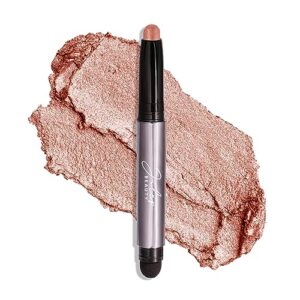 Julep Eyeshadow 101 Cream-to-Powder Waterproof Shadow Stick –Golden Rose Shimmer – Long-Lasting, Crease-Proof, Pearlescent Rose Shimmer Cream Eyeshadow with Built-in Smudger