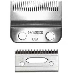 #2228 wedge blade for Wahl 5 Star Series #8147#8180 Legend Clipper Professional 2 Hole Standard Wedge Trimmer Blade for Professional Barbers and Stylists