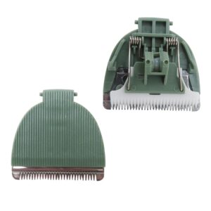 LO MERECES 2Pcs Replacement Blades for Meridian Body Trimmer (Onyx & Sage), Green Hygienic Ceramic Replacement Blades