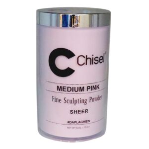 Chisel (Dap La Ghien) – 100% Pure Nail Sculpting Powder – Pink & White Collection – 22oz (MEDIUM PINK)