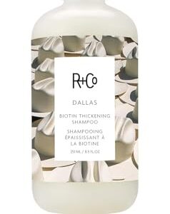 R+Co Dallas Thickening Shampoo | Biotin for Hair Growth, Thickening, + Strengthening | Vegan + Cruelty-Free |