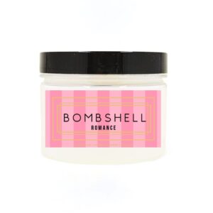 Body Powder for Men & Women Scented Bombshell Romance (V.S. Type), Perfume Dusting Powder, Bath Powder with Fragrance & Essential Oils, Talc Free 8oz Container, Made in USA