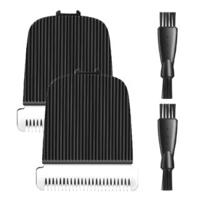uijino Manscape Replacement Blades Compatible with Manscaped Replacement Blades for Manscaped Kit Manscaped Lawn Mower 3.0 4.0 2.0, 2 Pack Manscape Blades Replacement, 2 Cleaning Brush
