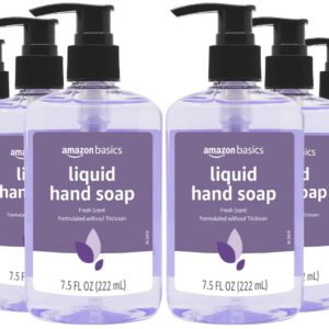 Amazon Basics Original Fresh Liquid Hand Soap, 7.5 Fl Oz (Pack of 6)