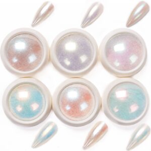 Powder Effect Metallic Manicure Pigment Powder For Art