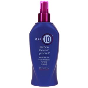 It’s a 10 Haircare Miracle Leave-In product, 10 fl. oz.