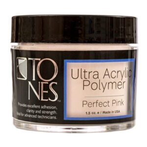 Tones Pro Acrylic Powder Sparkling Perfect Pink – Premium Acrylic Nail Powder for Professional Nail Design> Sculpting> and Nail Building – Salon-Quality Acrylic Nail Supplies (3.5 Fl Oz)