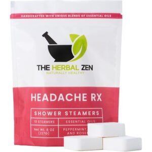 Head Hug Shower Steamers Aromatherapy for Soothing Relief, Bath Gift for Women, Mothers Day, Shower Steamers for Women and Men, Shower Bombs Made in the USA, Shower Tablets with Essential Oils