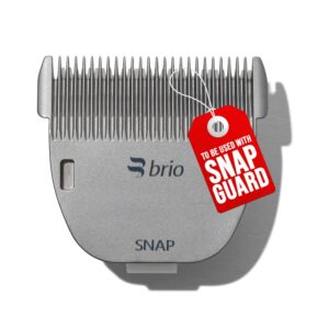 Brio Snap Blade for Beardscape V2 & V1 – Adjustable Blade with Magnetic Lock, Works Only with Snap Guards for 32 Cutting Lengths (1mm–14mm) for Precise, Extended Trimming
