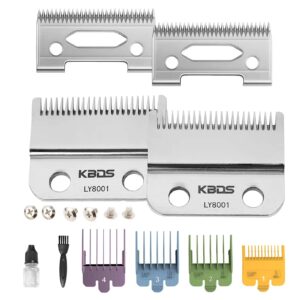KBDS Replacement Blades for Clippers,Precision 2 Holes Clipper Blades Replacement for Magic Clip Parts Compatible with WAHL Clipper WAHL 5-Star Senior, Reflections Senior,2 PACK