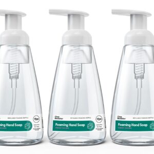 Clean Revolution Ready to Use Foaming Hand Soap| Three Pack | Jumbo 15oz Bottles | Gentle, Moisturizing & Eco-Friendly | Real Essential Oils | Forest Escape | 45 Total Fl Oz, Clear
