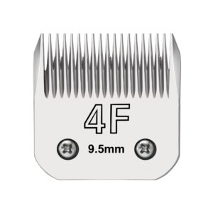 4F Clipper Blade Dog Grooming Fits for Most Andis dog clippers, Wahl KM Series and Oster A5, 9.5mm (3/8 inch) Length