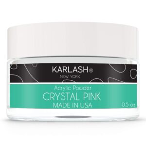 Karlash Professional Acrylic Powder 0.5 oz (Crystal Pink 0.5 oz)