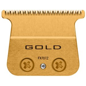 FX707Z Replacement Blades for All BaBylissPRO FX787 & FX726 Trimmers, DLC Replacement Blades Compatible with BaByliss Trimmer Blades, Gold
