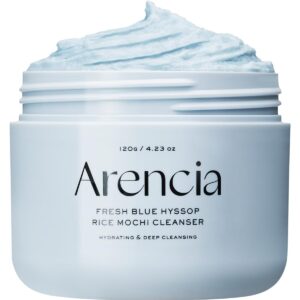 ARENCIA Hyssop Brightening & Deep-Cleansing Face Scrub & Exfoliator – All Skin Types, For Sebaceous Filaments & Blackheads (4.23oz)