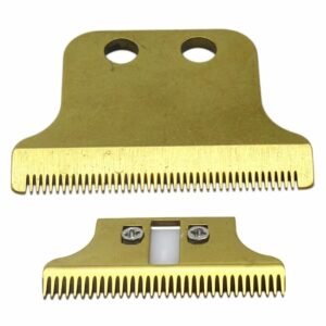 USonline911 Adjustable 2-Hole bladeclipper Replacement #2215 for Wahl Detailer Wired, Wahl Detailer Cordless 5 Star Senior,Magic Clip;WAHL Sterling: Sterling3(Double Gold Blade)